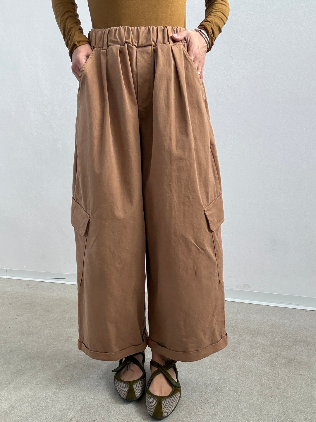 PANTALONE OLIMPIA CARGO CAMEL