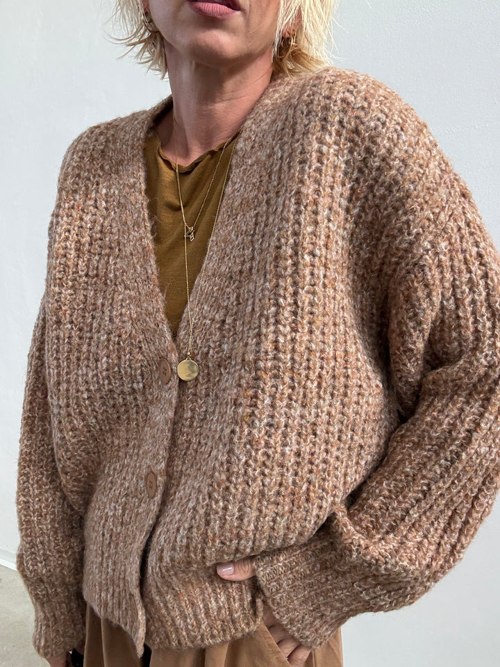 CARDIGAN MANUELA CAMEL
