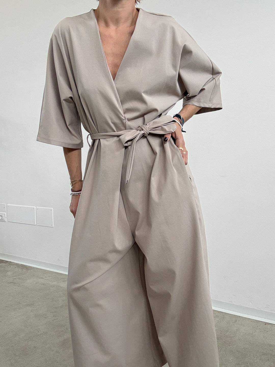 JUMPSUIT GIADA MILANO COOL BEIGE