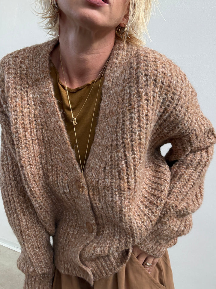 CARDIGAN MANUELA CAMEL