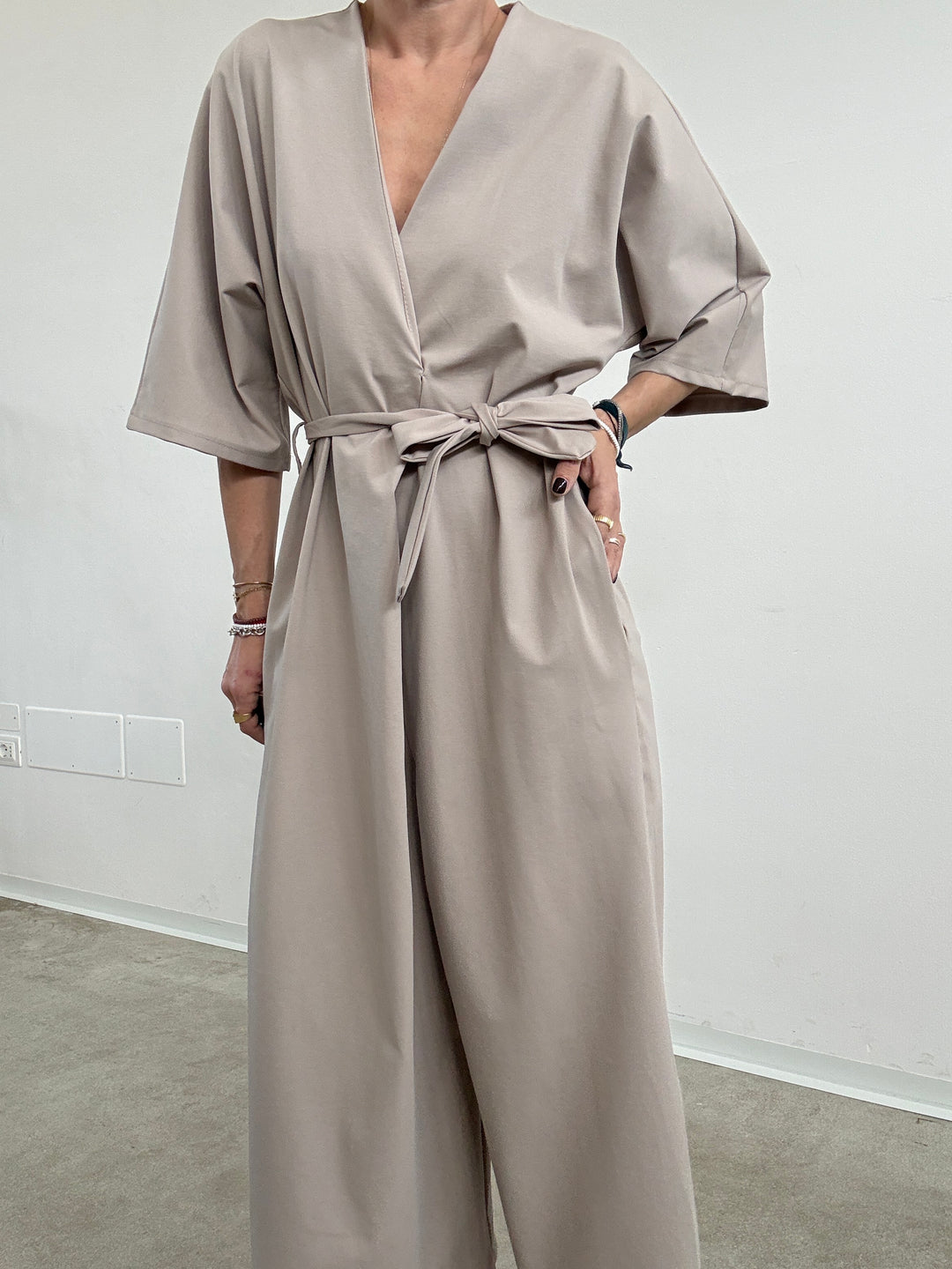 JUMPSUIT GIADA MILANO COOL BEIGE