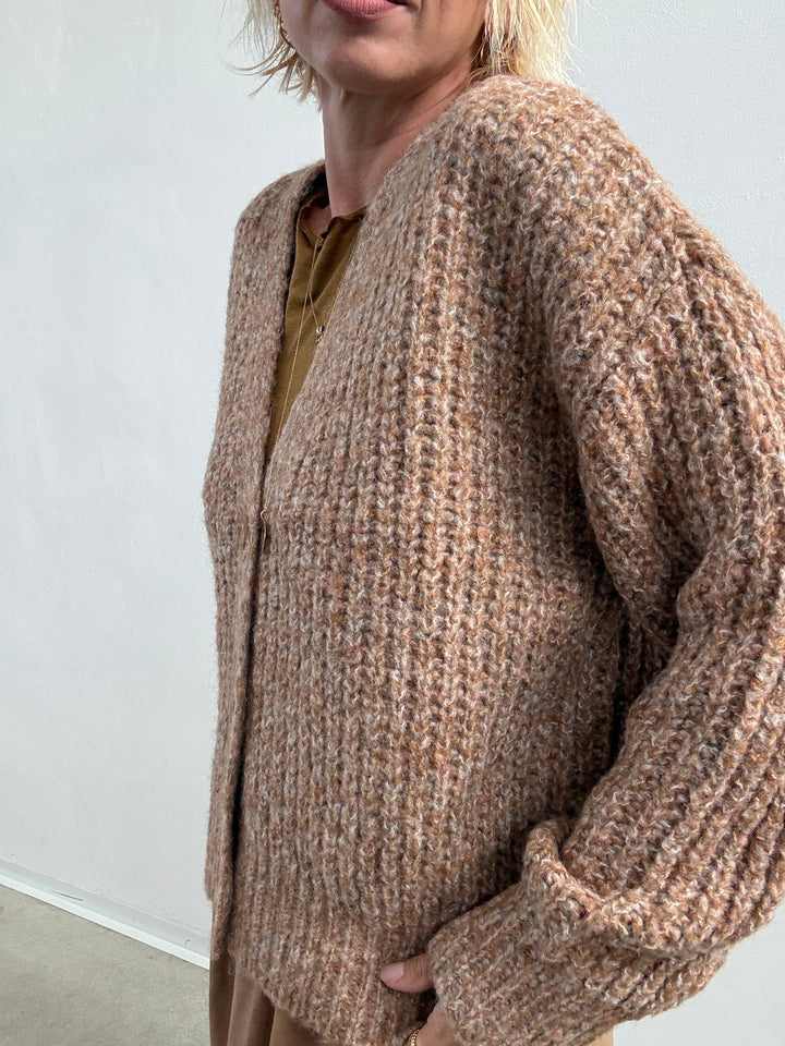 CARDIGAN MANUELA CAMEL