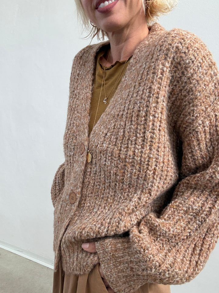 CARDIGAN MANUELA CAMEL