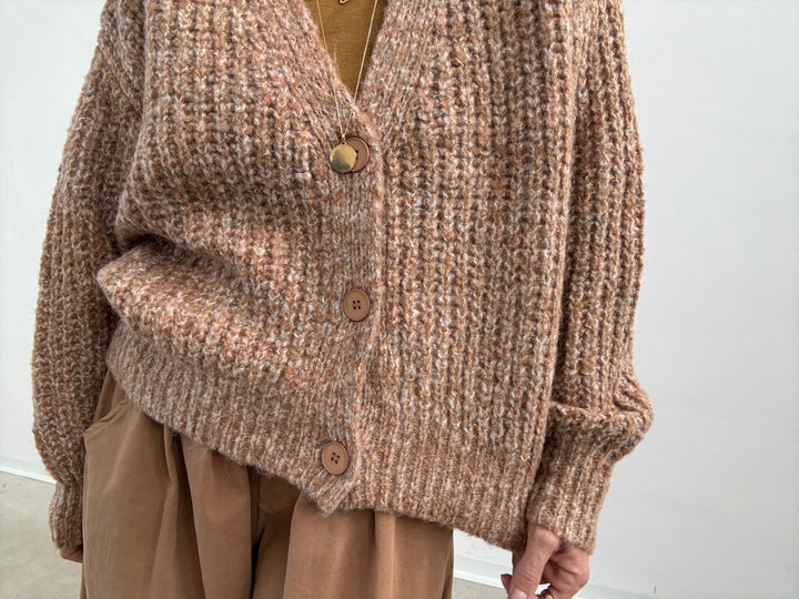 CARDIGAN MANUELA CAMEL