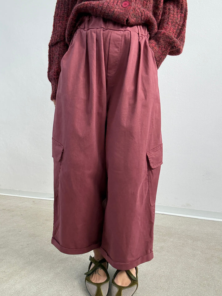 PANTALONE OLIMPIA CARGO PEPE ROSA