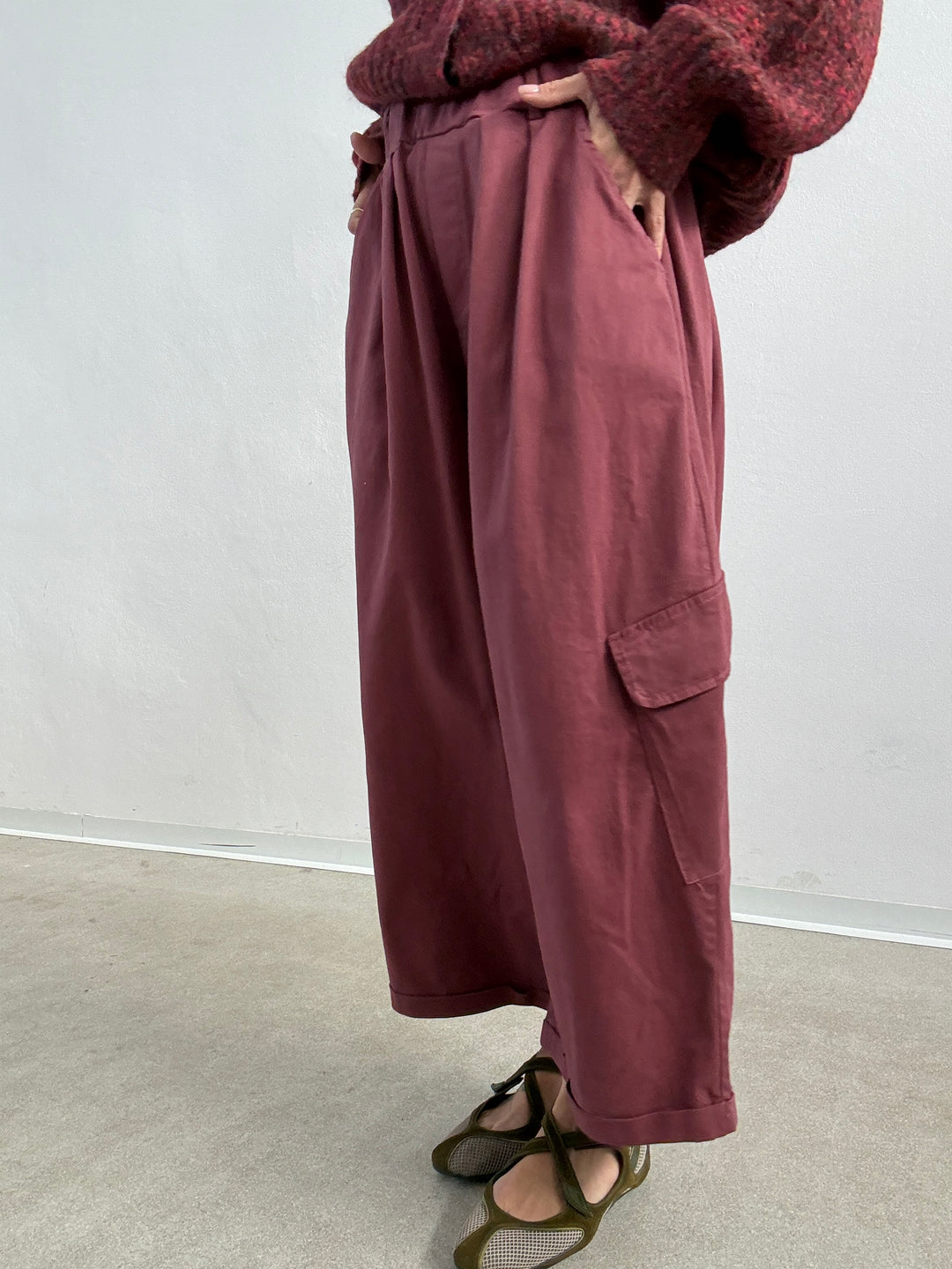 PANTALONE OLIMPIA CARGO PEPE ROSA