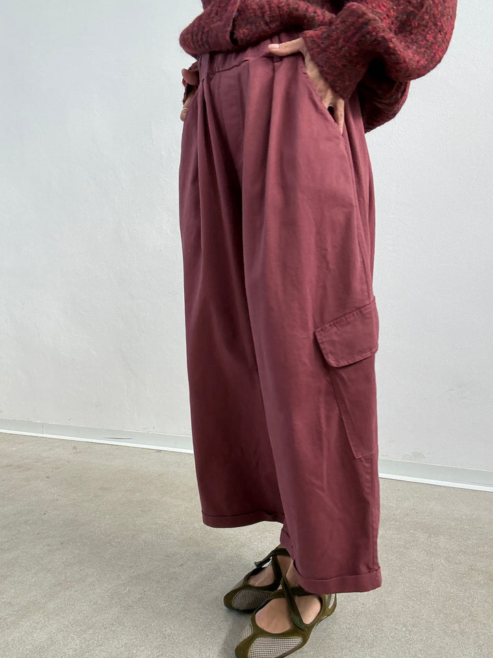 PANTALONE OLIMPIA CARGO PEPE ROSA