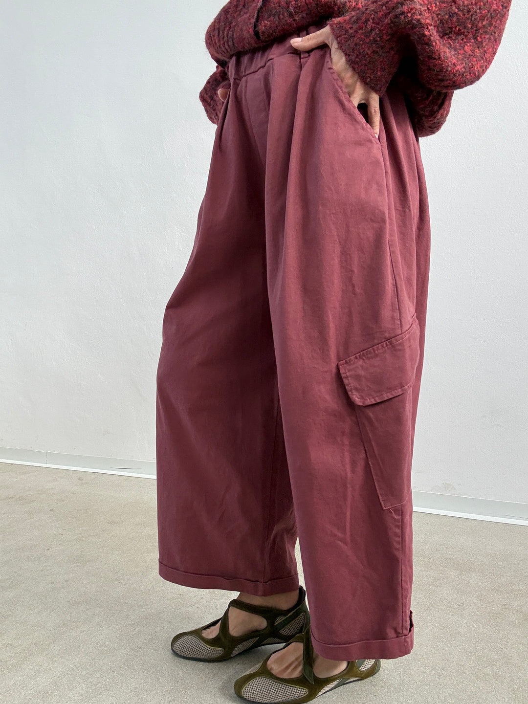 PANTALONE OLIMPIA CARGO PEPE ROSA