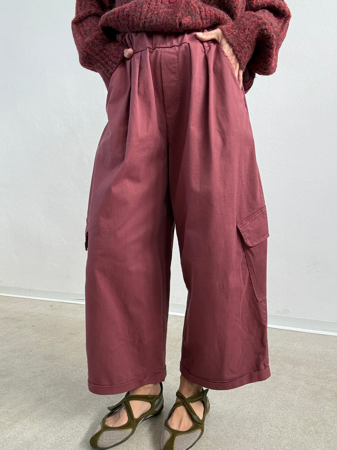PANTALONE OLIMPIA CARGO PEPE ROSA
