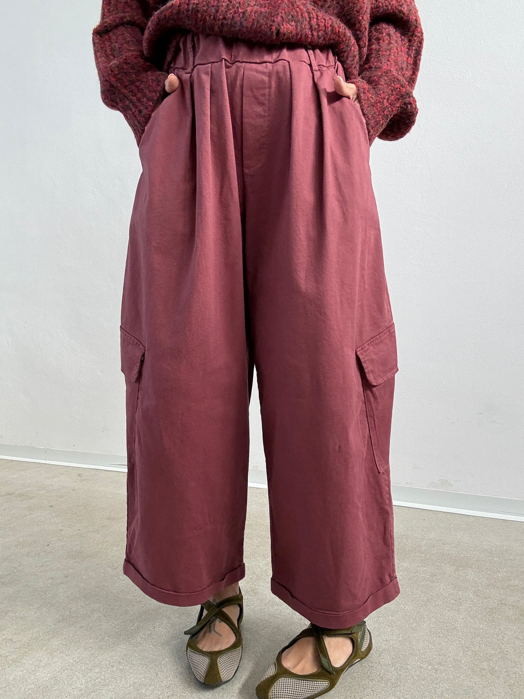 PANTALONE OLIMPIA CARGO PEPE ROSA