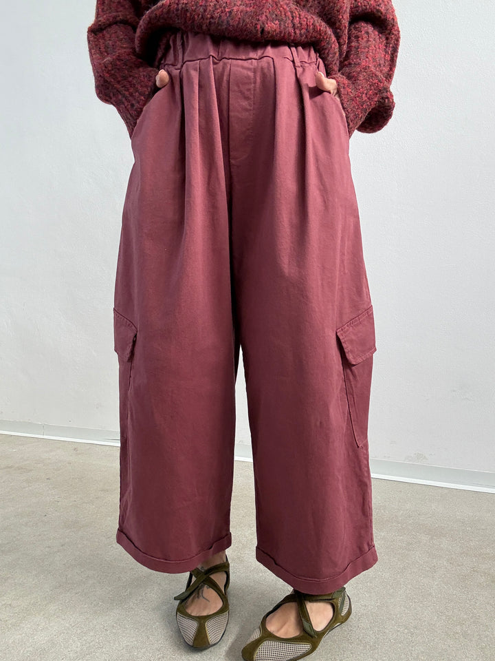 PANTALONE OLIMPIA CARGO PEPE ROSA