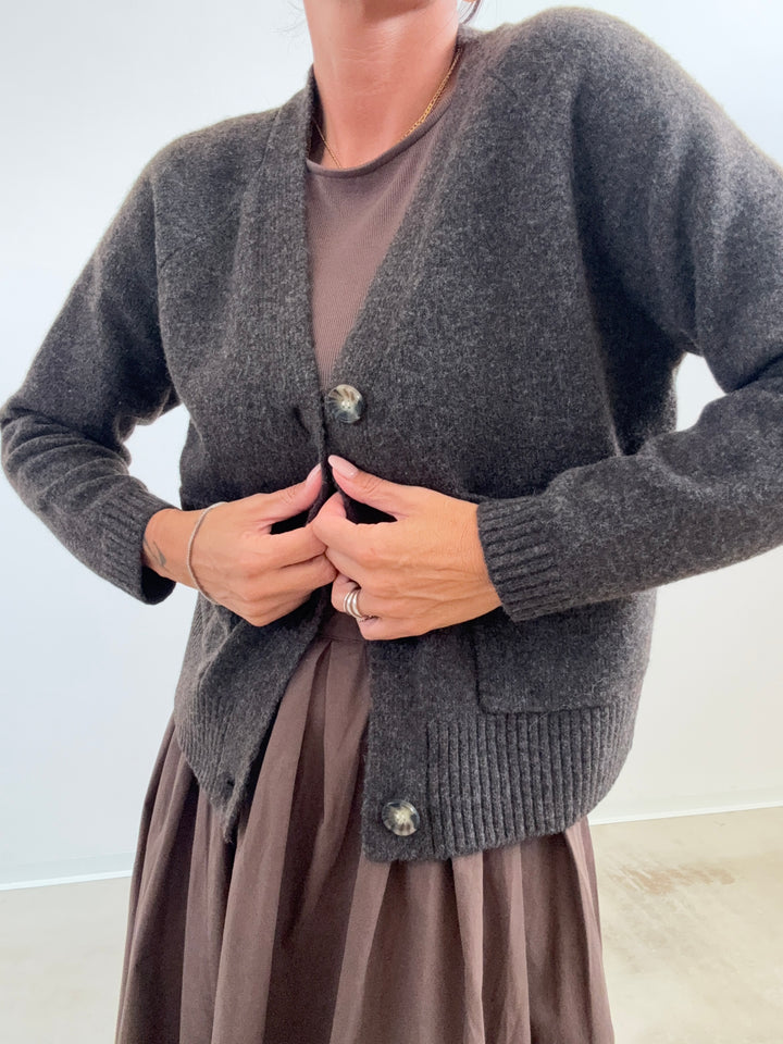 CARDIGAN GEMMA MOKA