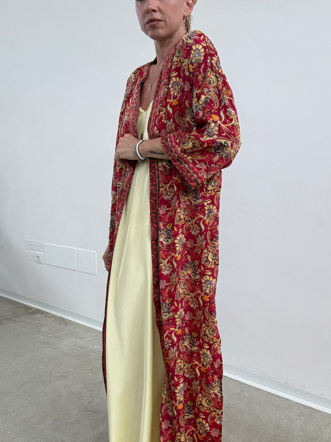 KIMONO INDIA ROSSO/ARANCIO