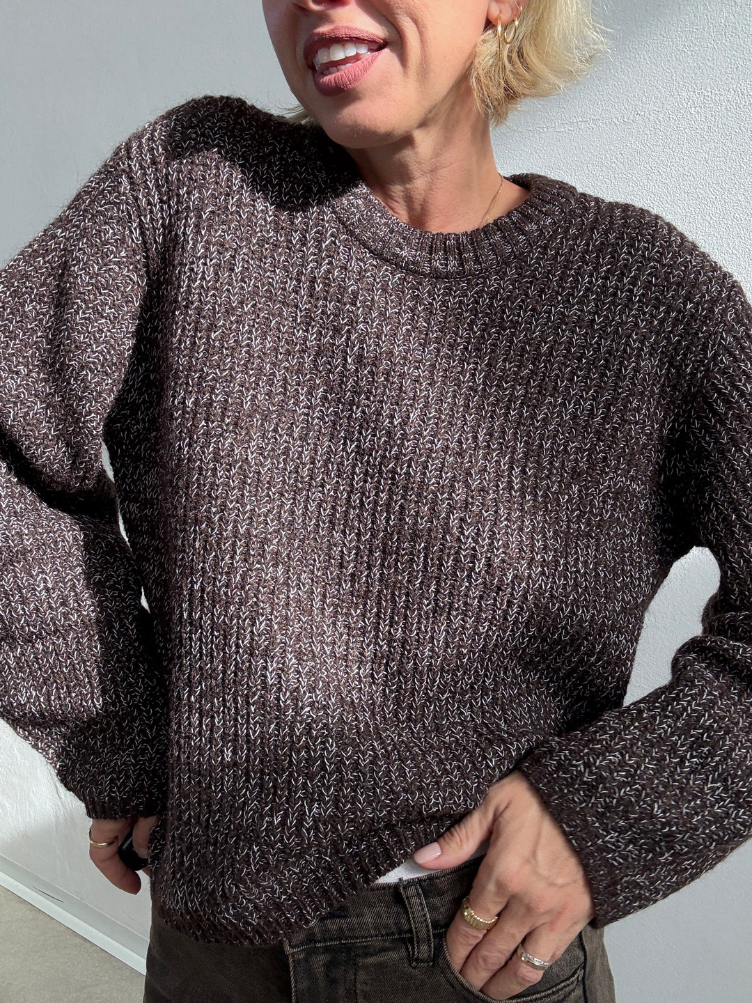 PULL GLORIA SALE E PEPE MOKA