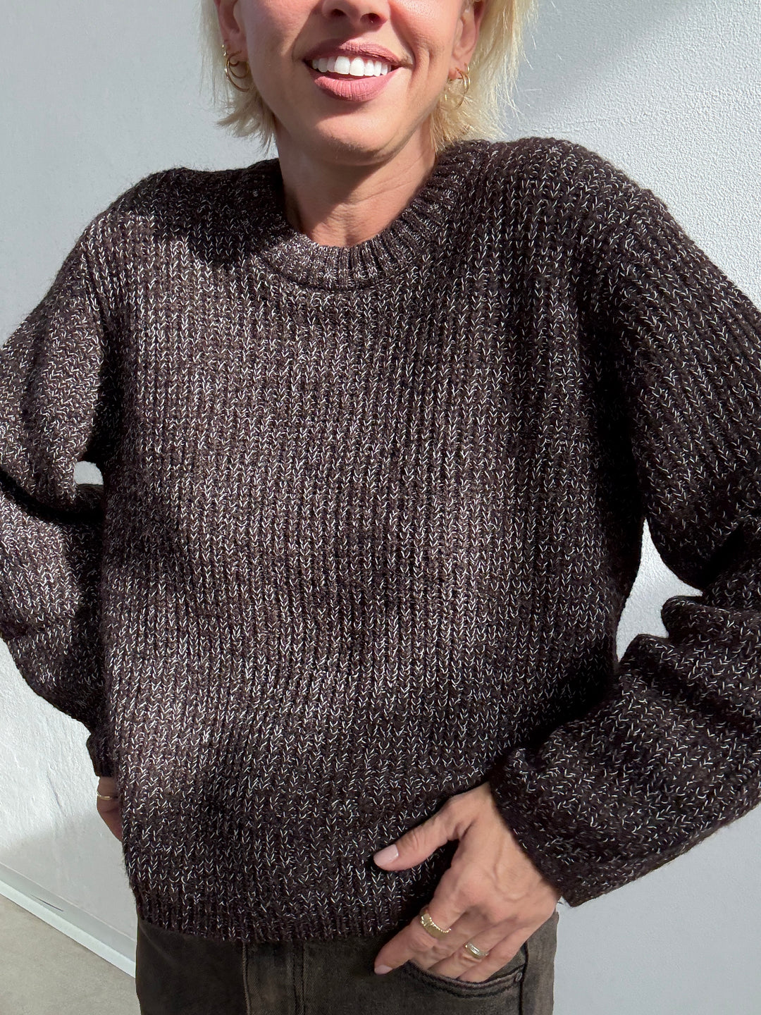 PULL GLORIA SALE E PEPE MOKA