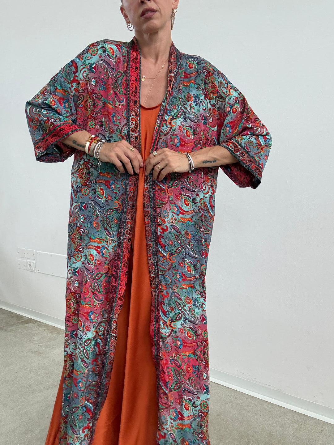 KIMONO INDIA AMARENA/MENTA