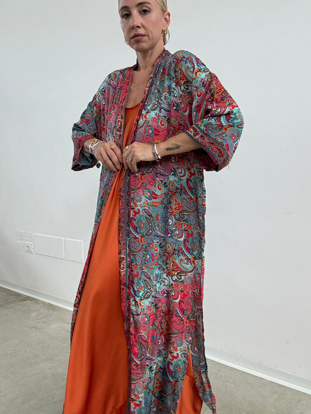 KIMONO INDIA AMARENA/MENTA