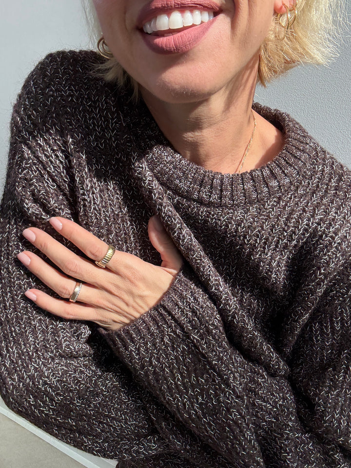 PULL GLORIA SALE E PEPE MOKA