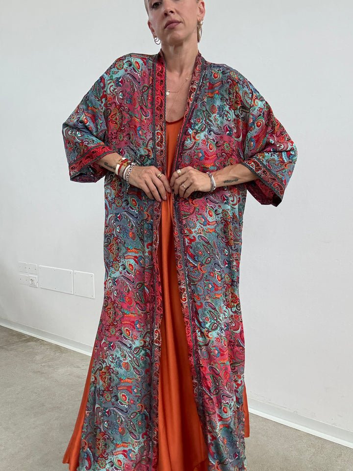 KIMONO INDIA AMARENA/MENTA