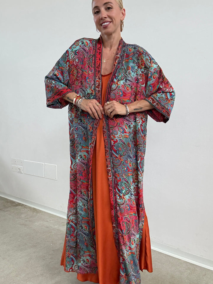 KIMONO INDIA AMARENA/MENTA