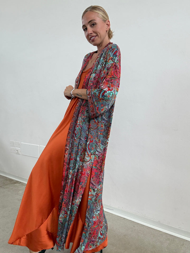 KIMONO INDIA AMARENA/MENTA