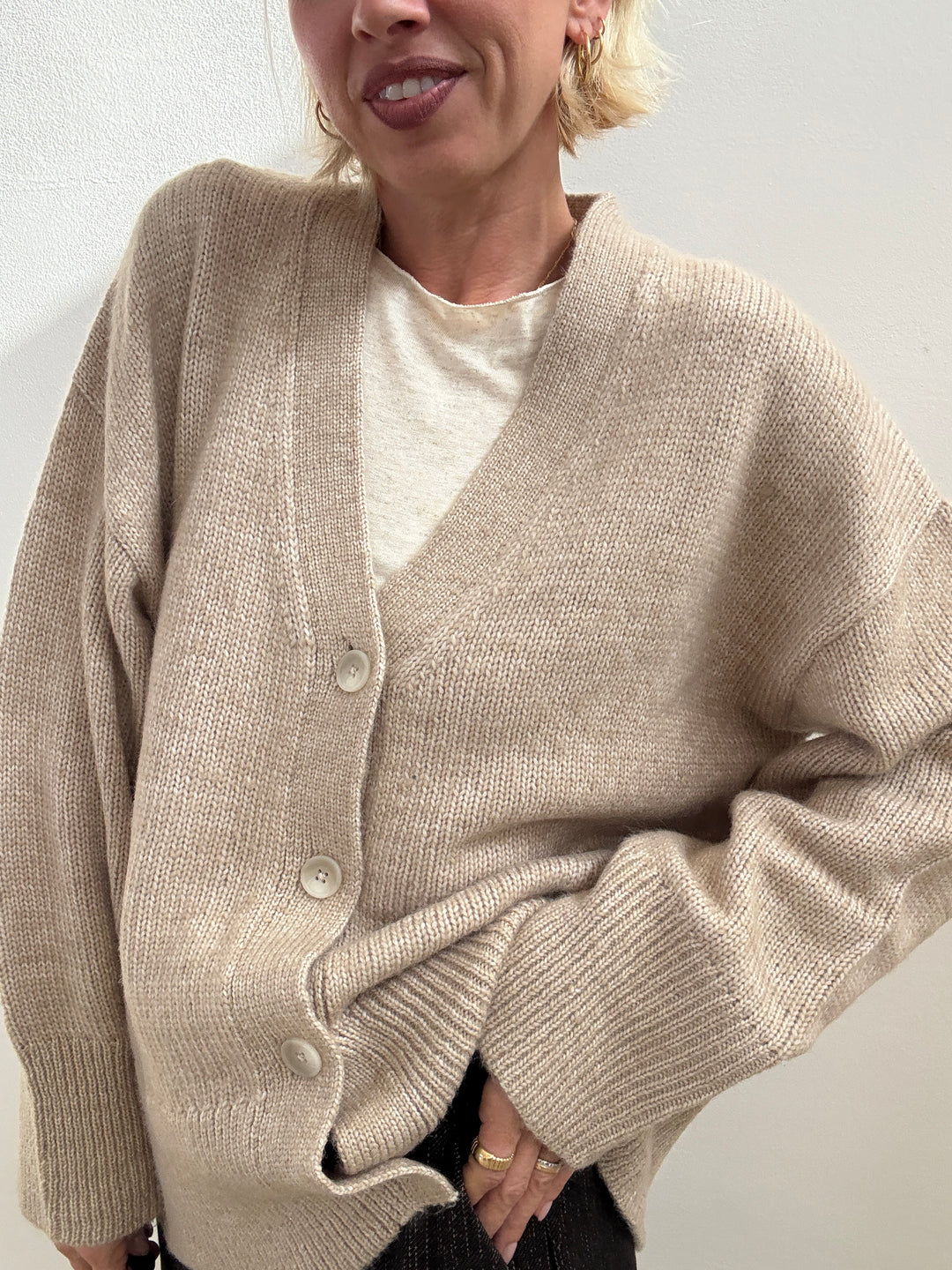 CARDIGAN ROSANNA BEIGE