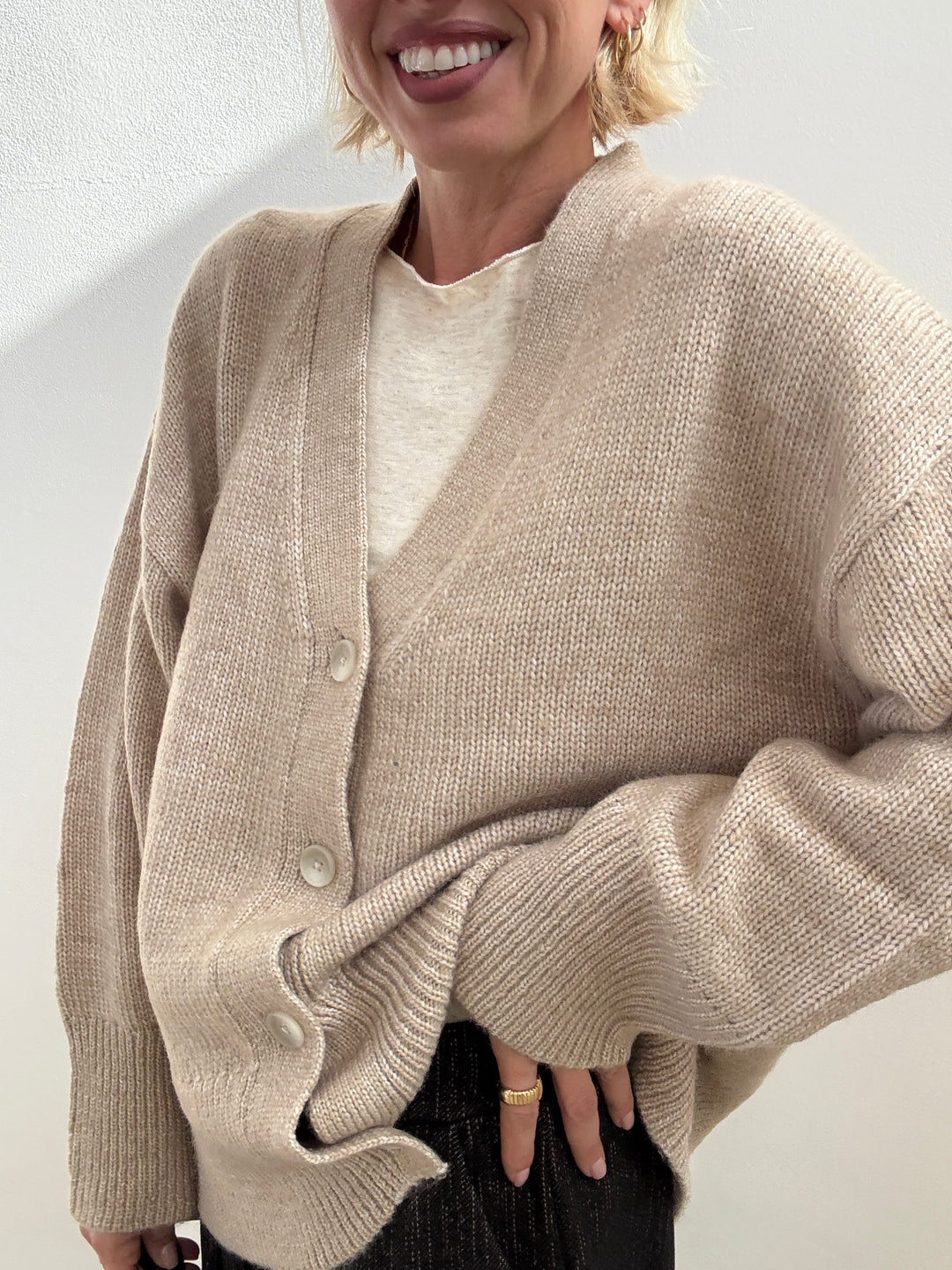 CARDIGAN ROSANNA BEIGE