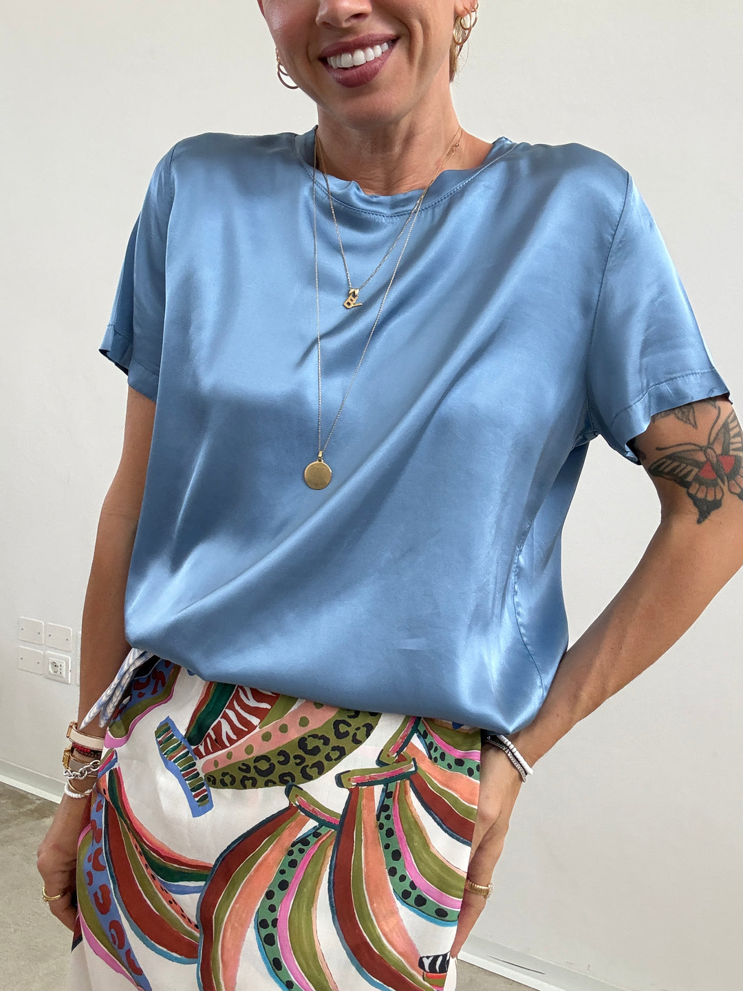 TSHIRT BETTA SATIN AVIO