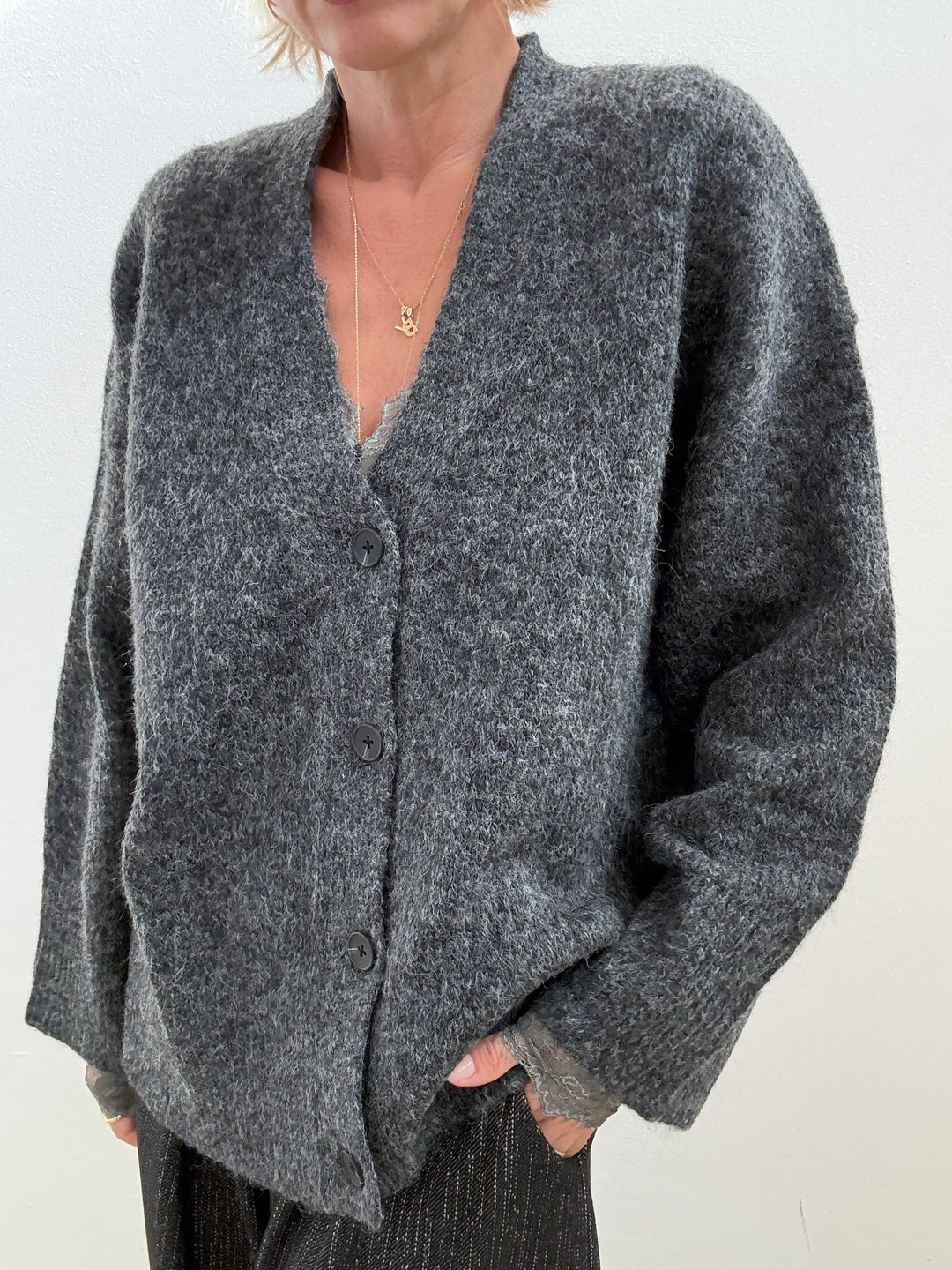 CARDIGAN ROSANNA ANTRACITE