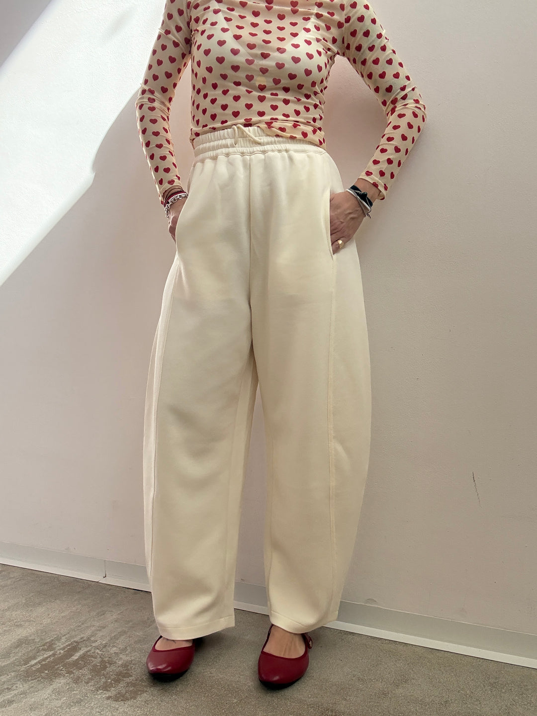 PANTA GIULIA LIGHTNEOPRENE PALE YELLOW