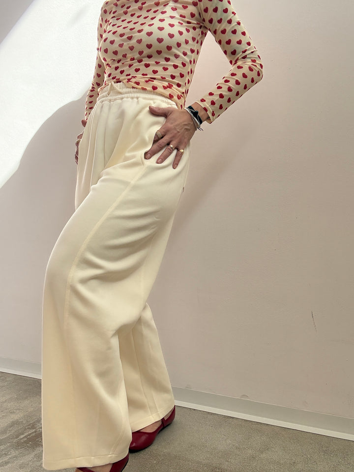 PANTA GIULIA LIGHTNEOPRENE PALE YELLOW