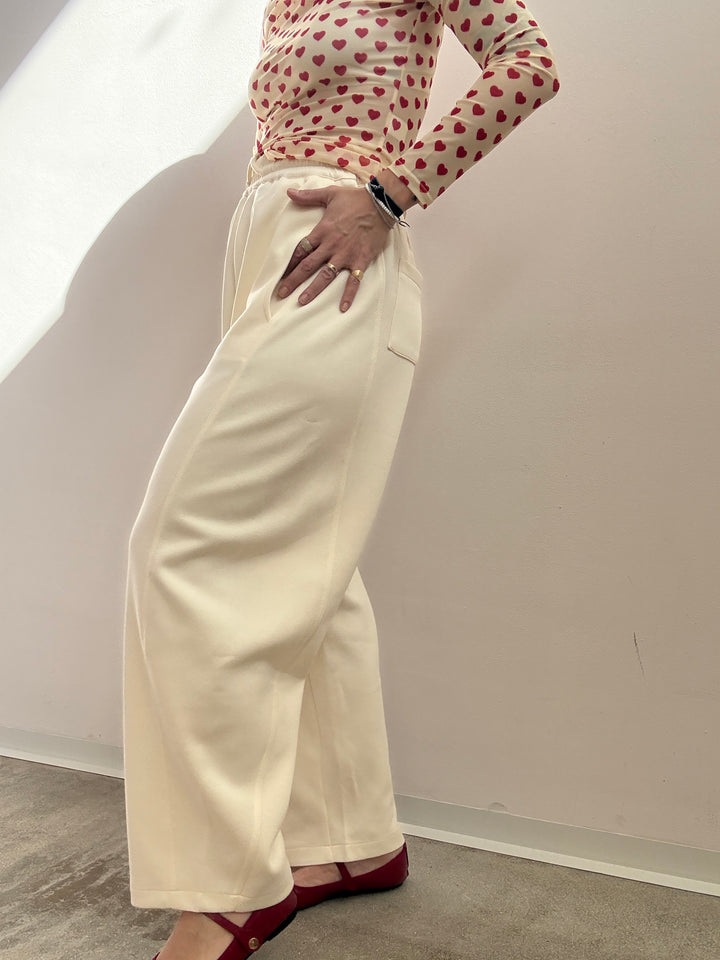 PANTA GIULIA LIGHTNEOPRENE PALE YELLOW