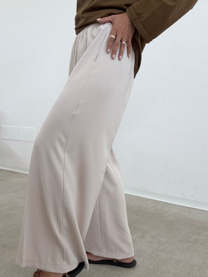 PANTALONE PILAR GESSO