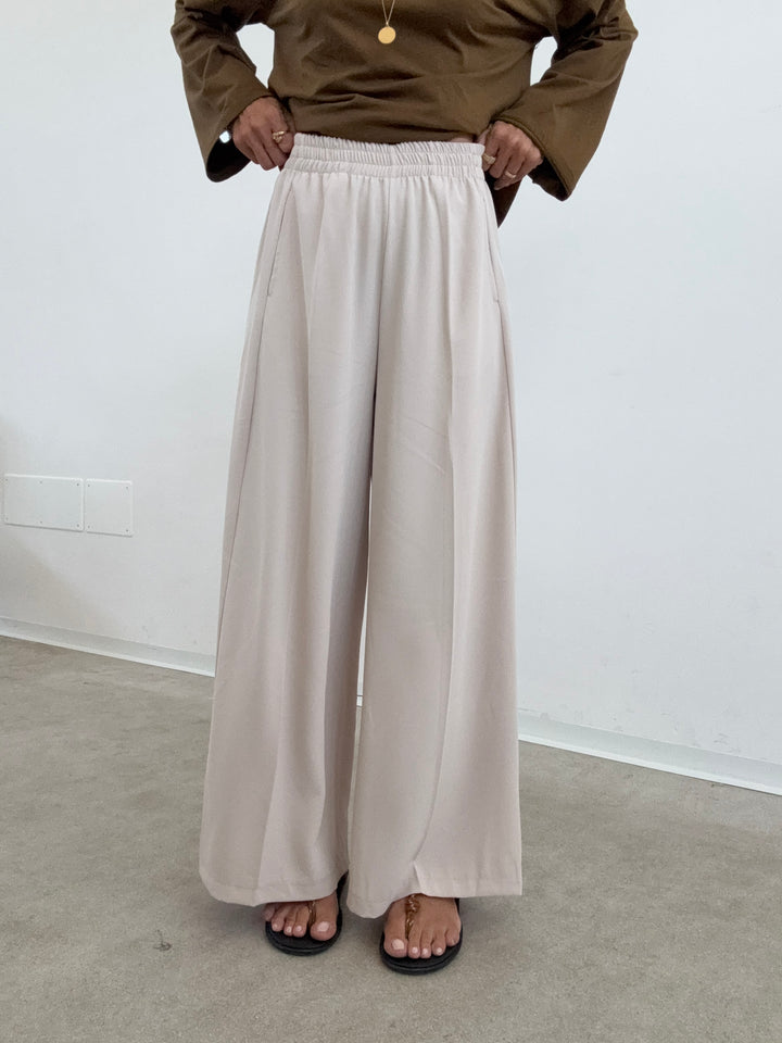 PANTALONE PILAR GESSO