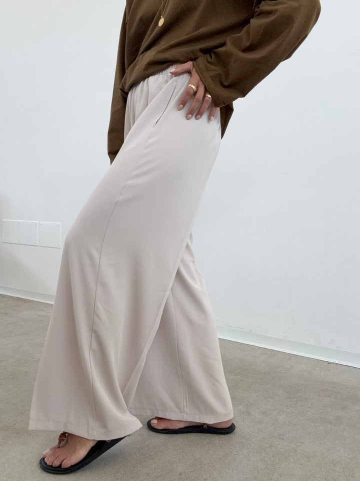 PANTALONE PILAR GESSO