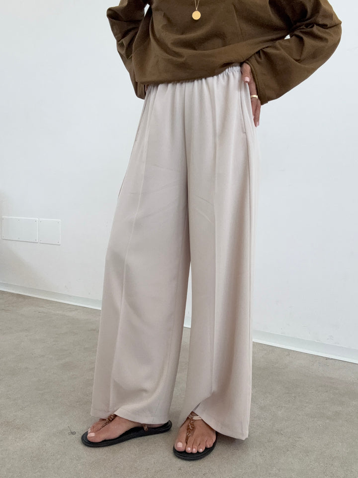 PANTALONE PILAR GESSO