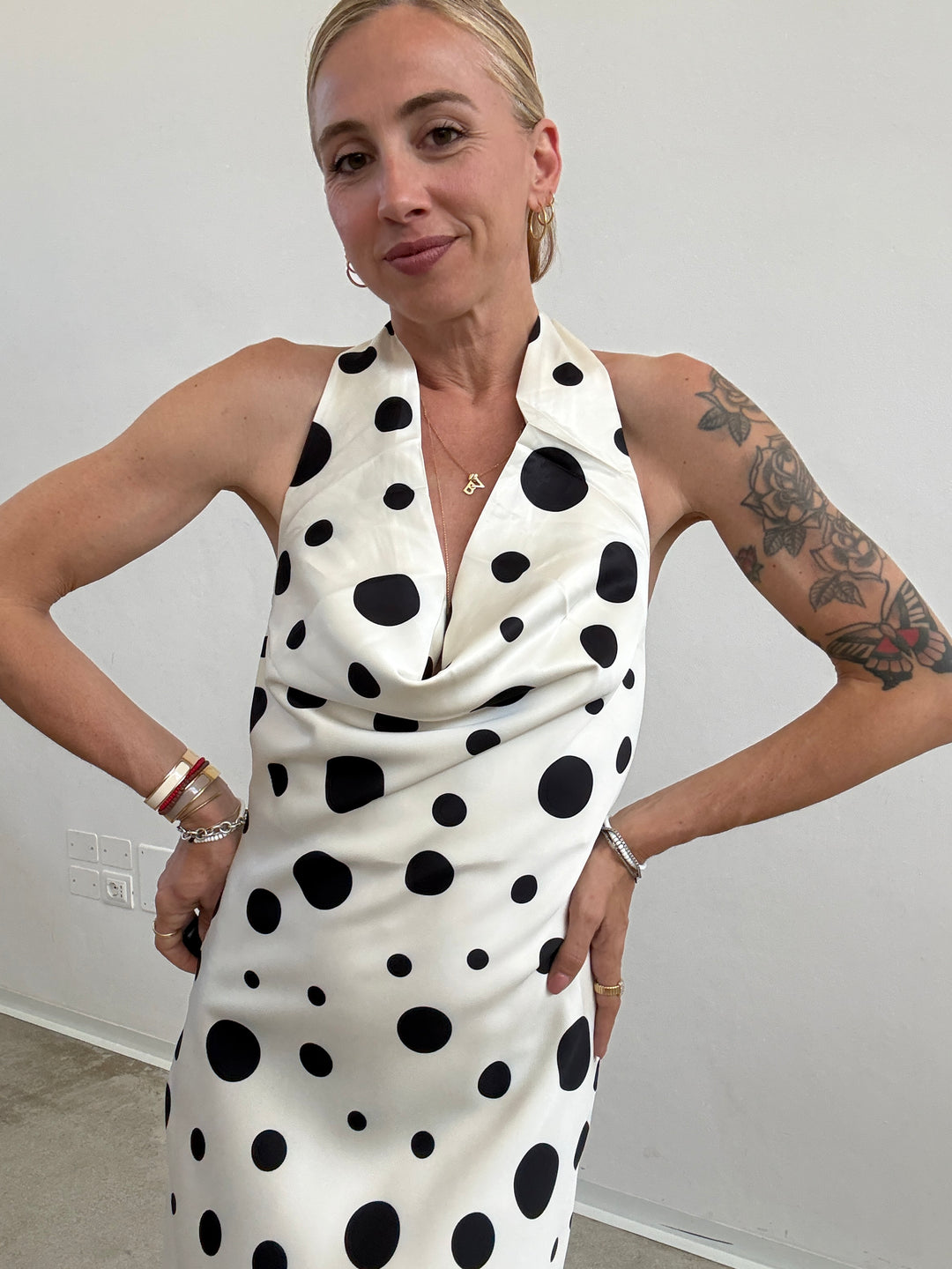 ABITO POIS MIDI BIANCO