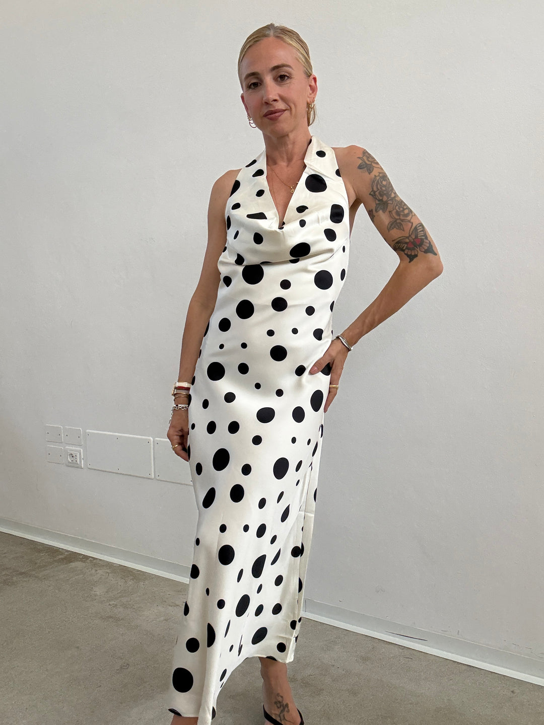 ABITO POIS MIDI BIANCO