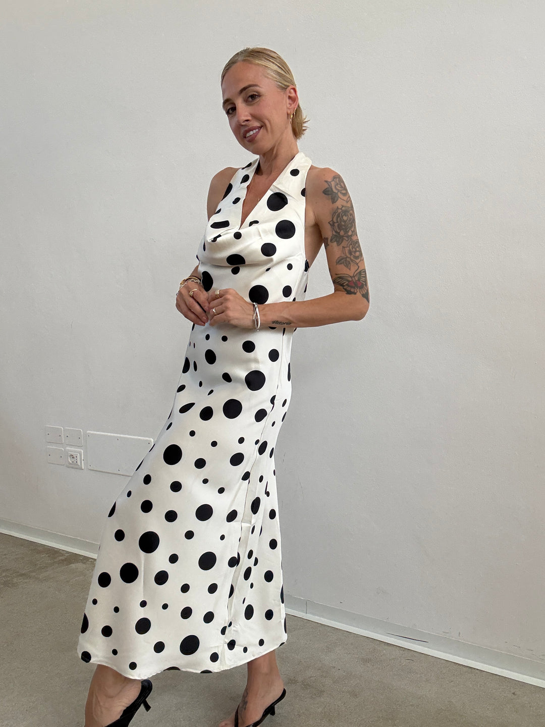ABITO POIS MIDI BIANCO