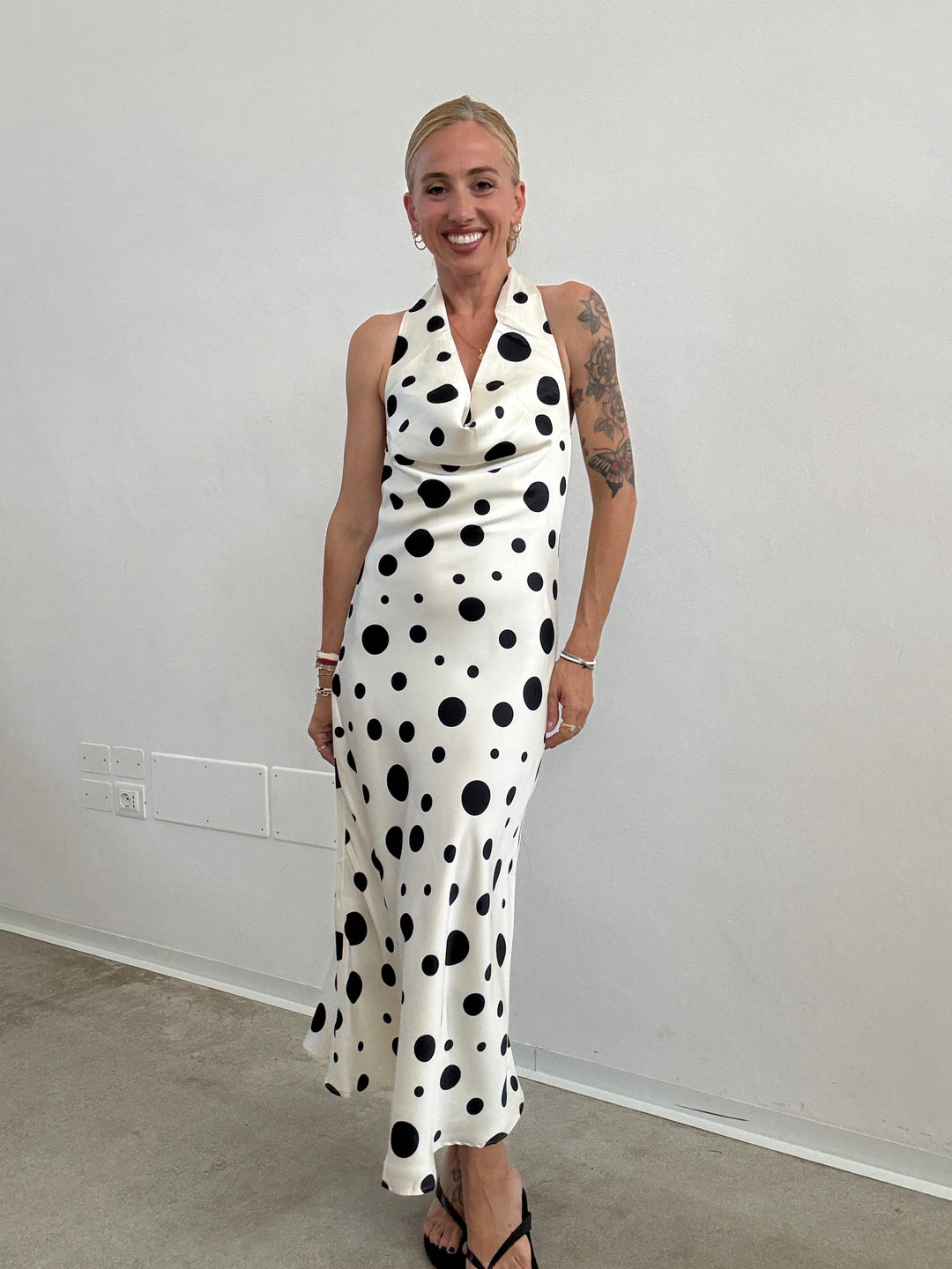 ABITO POIS MIDI BIANCO