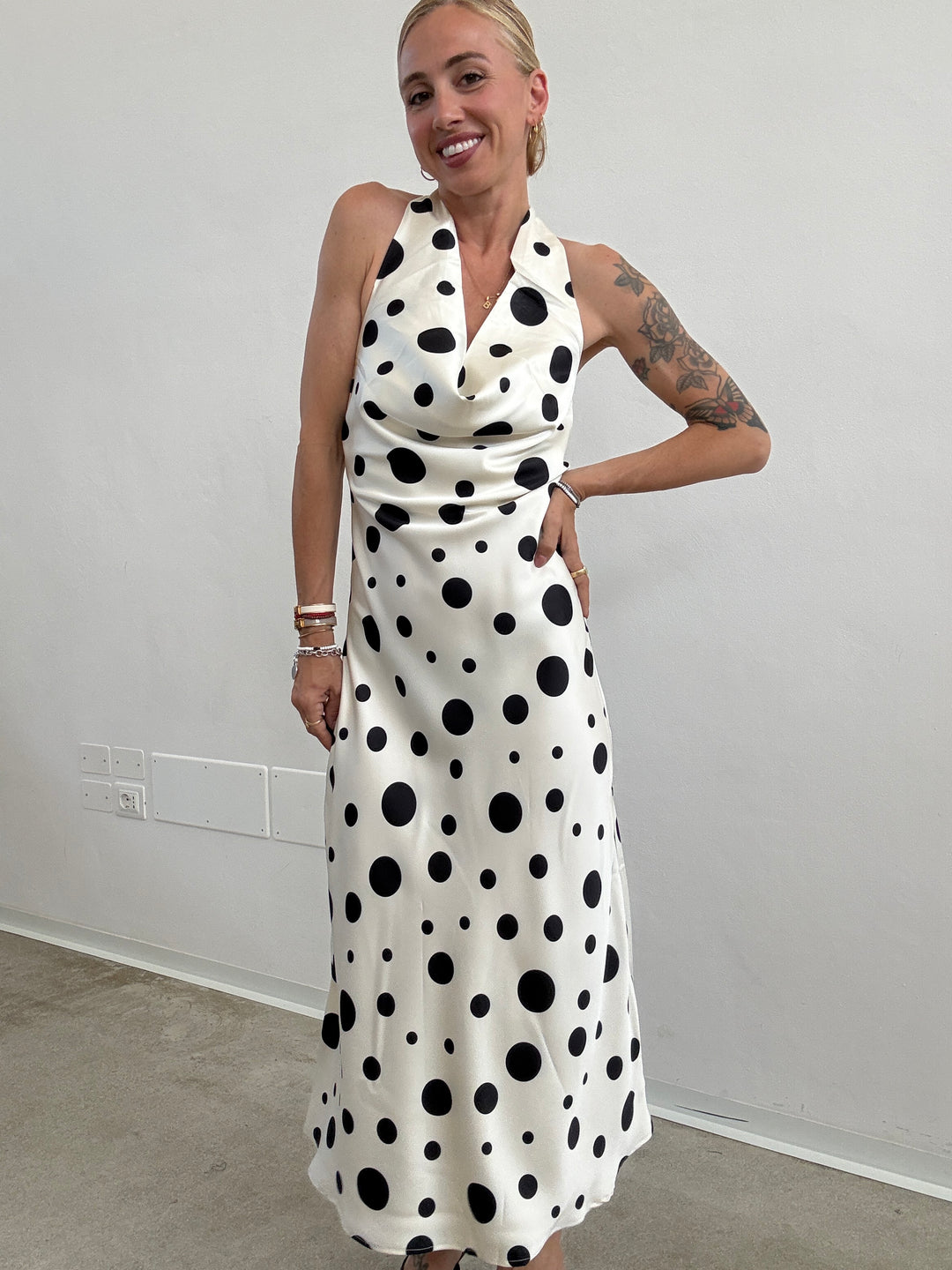 ABITO POIS MIDI BIANCO