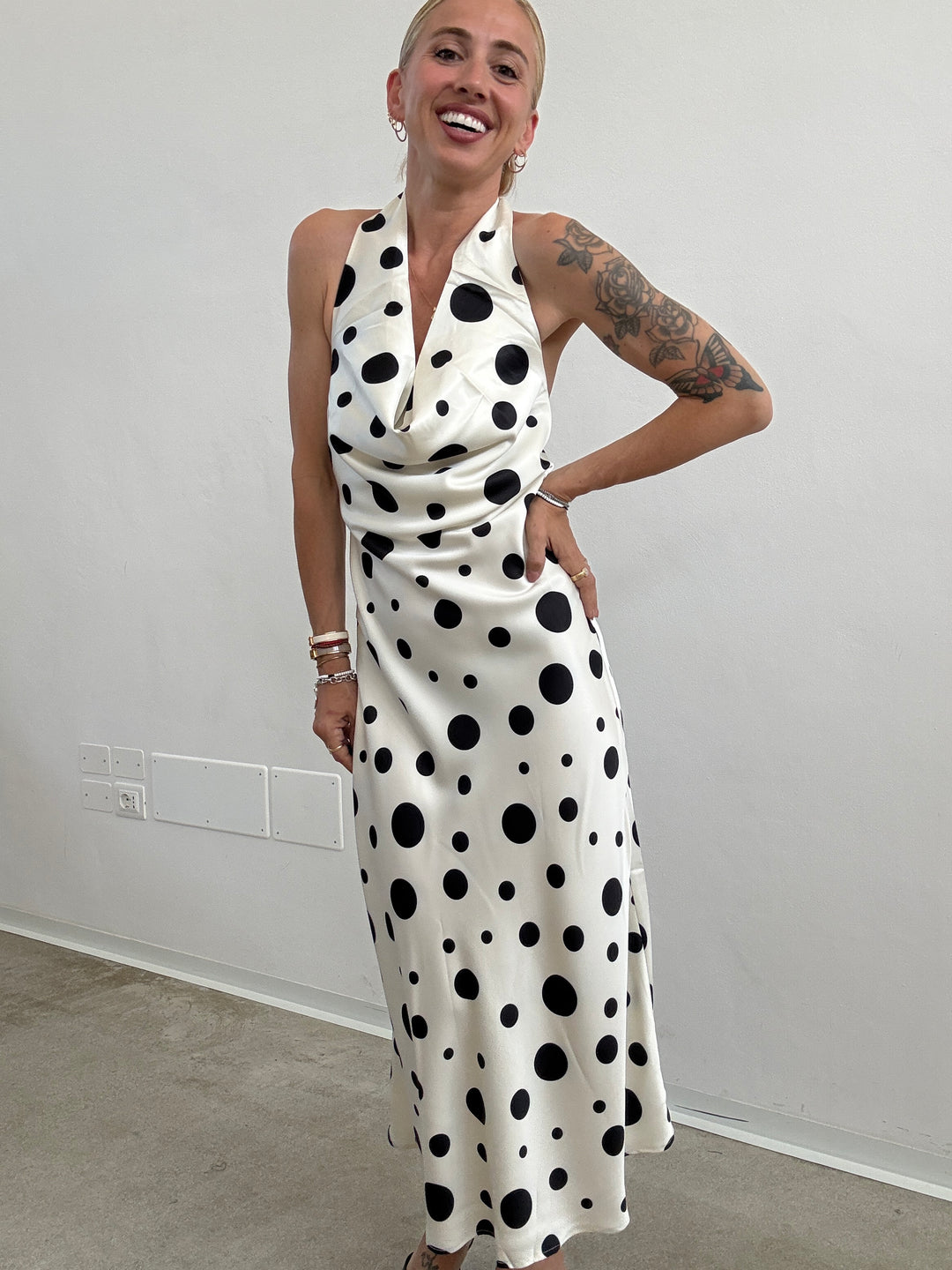 ABITO POIS MIDI BIANCO