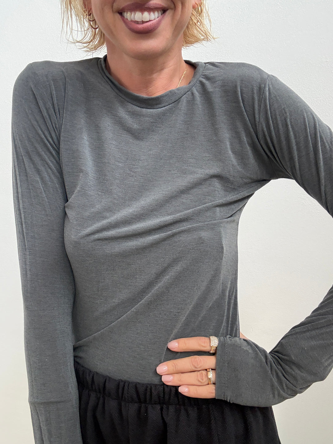 CASHMERINA GIROCOLLO MIDGREY