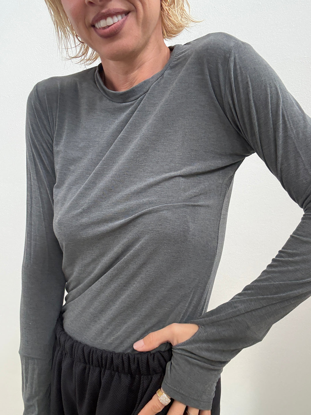 CASHMERINA GIROCOLLO MIDGREY