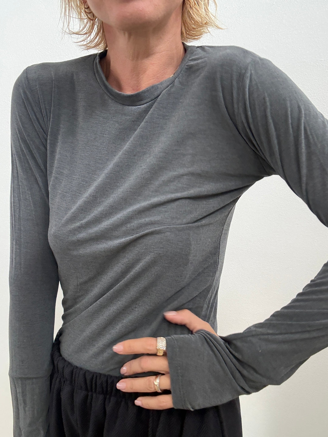 CASHMERINA GIROCOLLO MIDGREY
