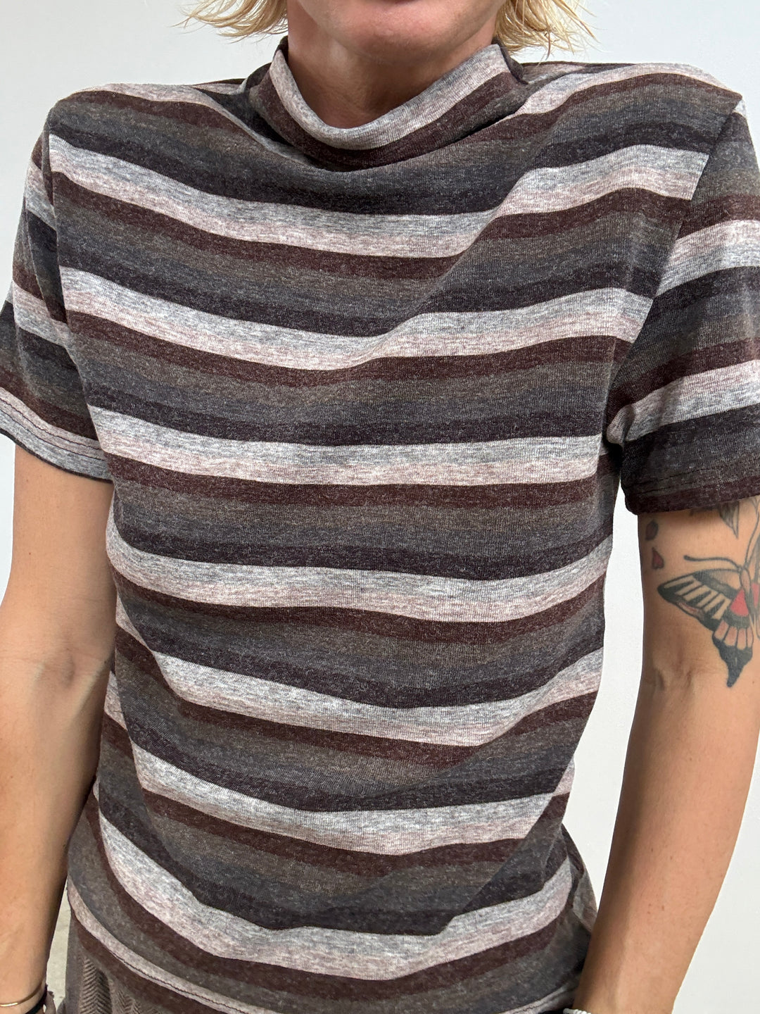 TSHIRT ELISA RIGHE CIOCCO