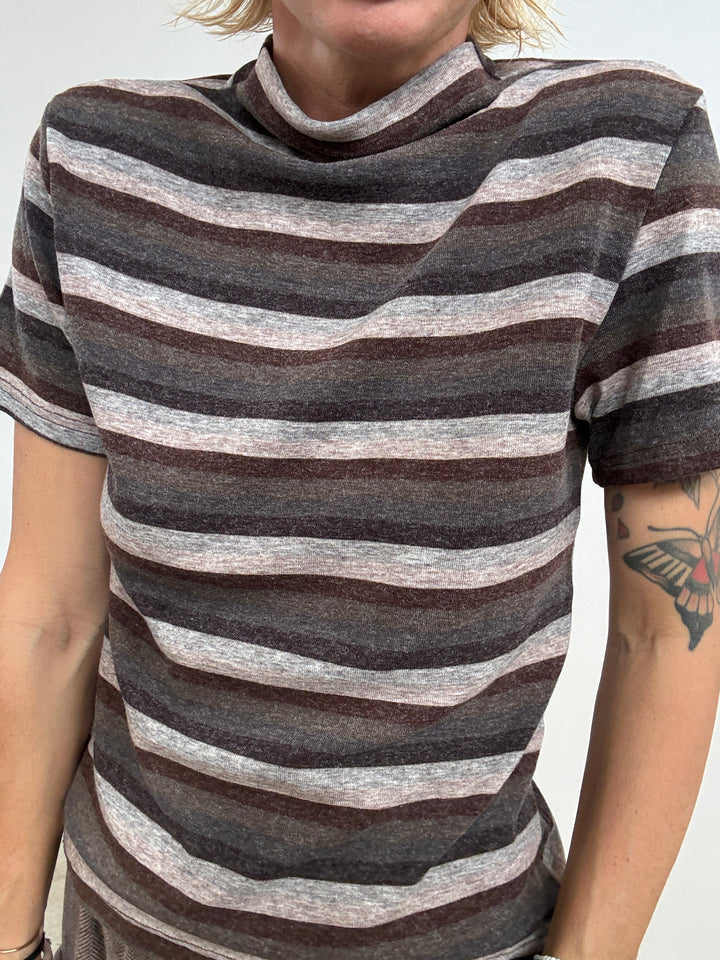 TSHIRT ELISA RIGHE CIOCCO