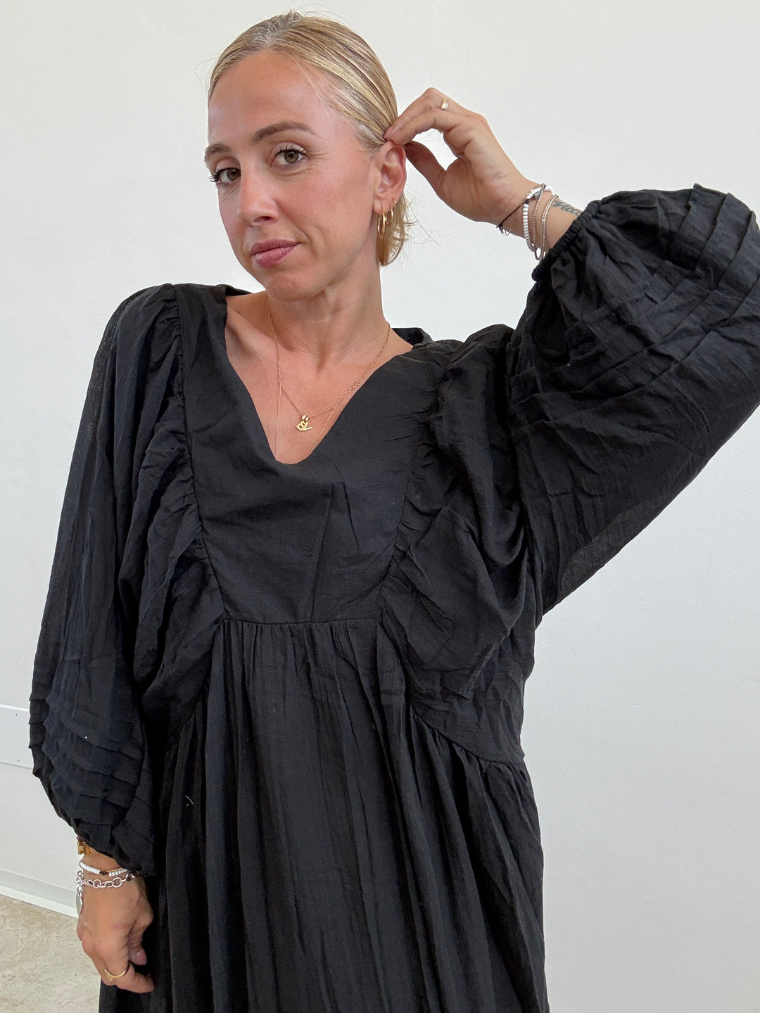 MAXI ABITO CLELIA NERO
