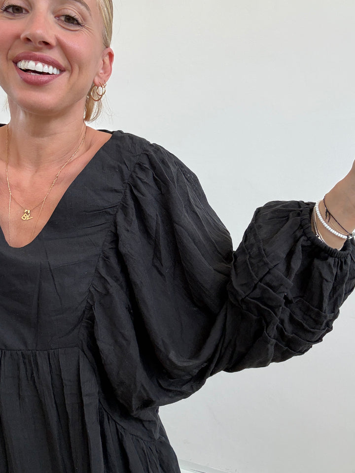 MAXI ABITO CLELIA NERO