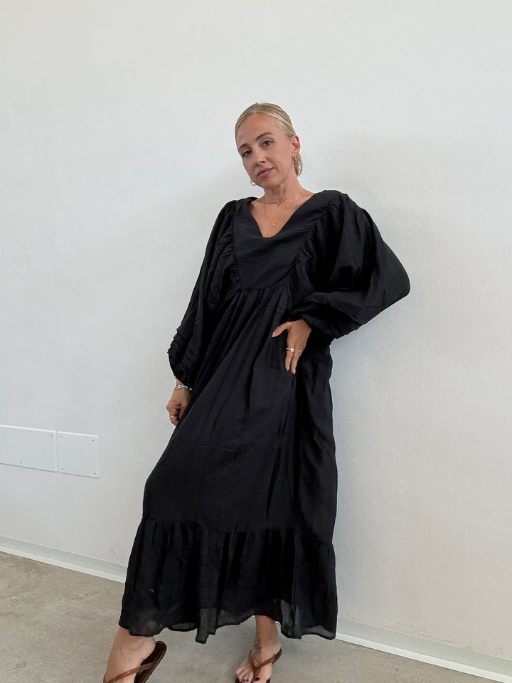 MAXI ABITO CLELIA NERO